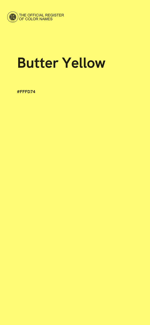 #FFFD74 - Butter Yellow color image