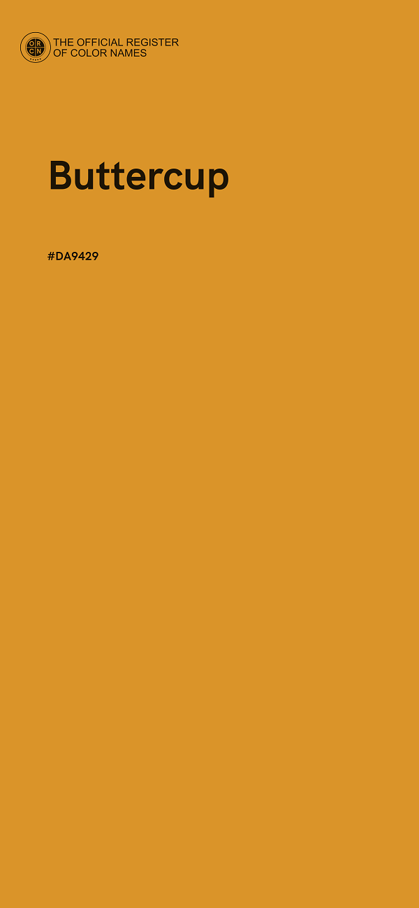 #DA9429 - Buttercup color image