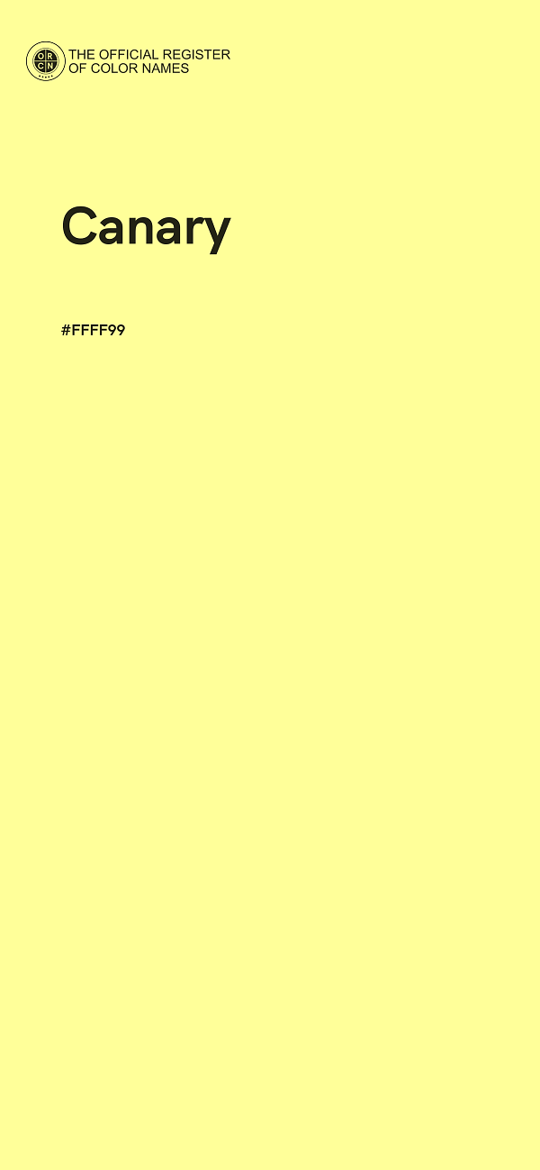 #FFFF99 - Canary color image