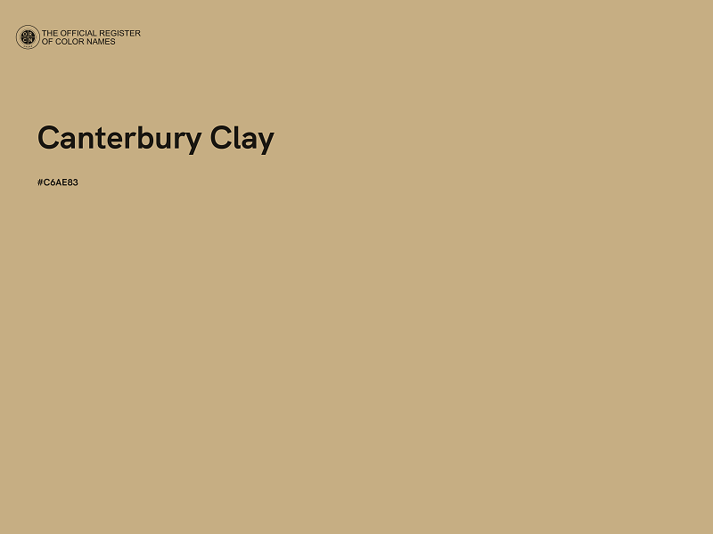 #C6AE83 - Canterbury Clay color image