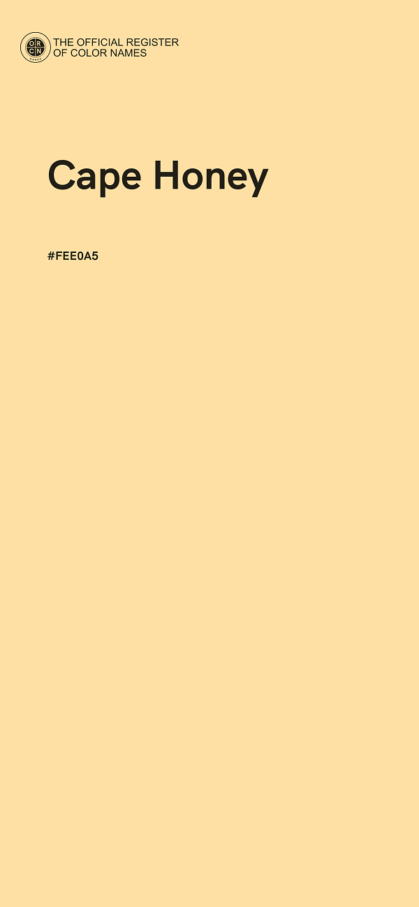 #FEE0A5 - Cape Honey color image
