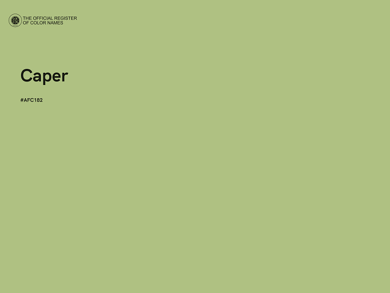 #AFC182 - Caper color image