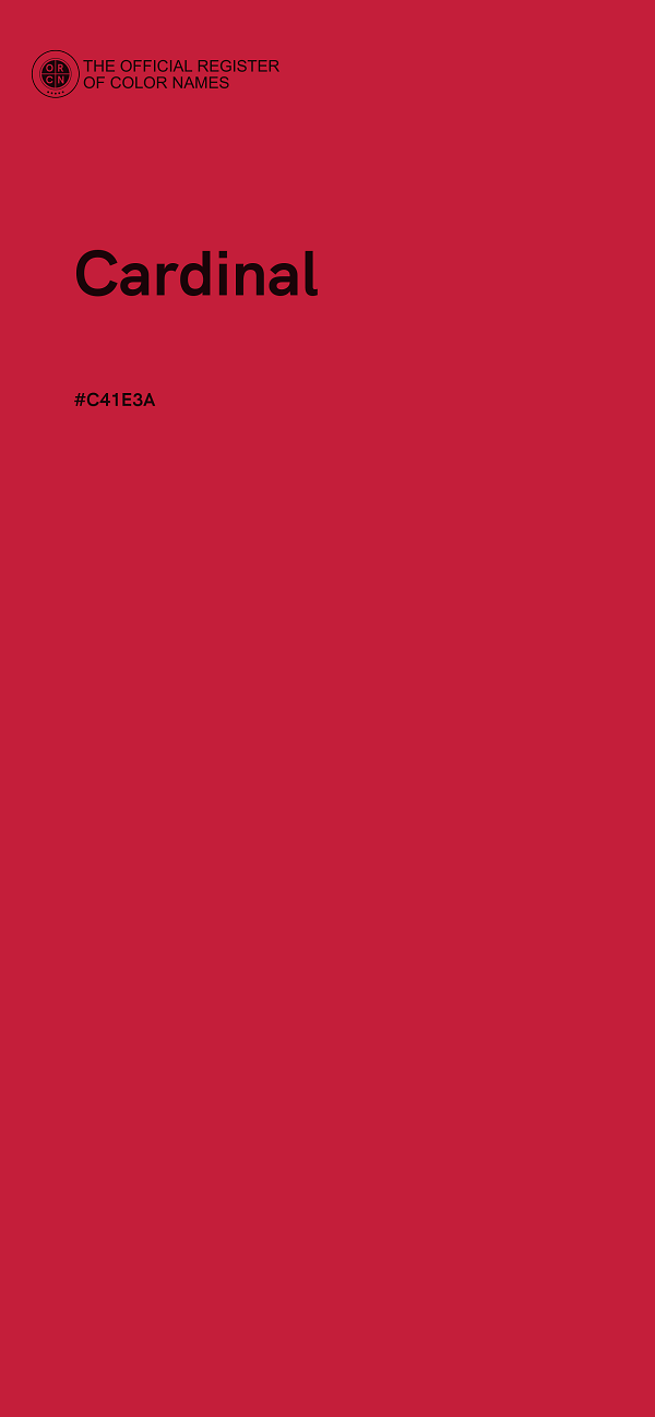 #C41E3A - Cardinal color image