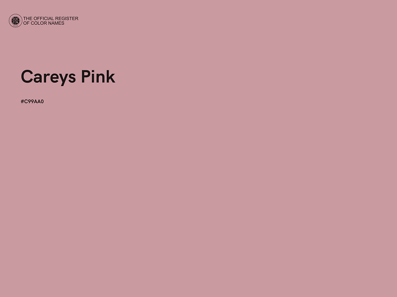 #C99AA0 - Careys Pink color image