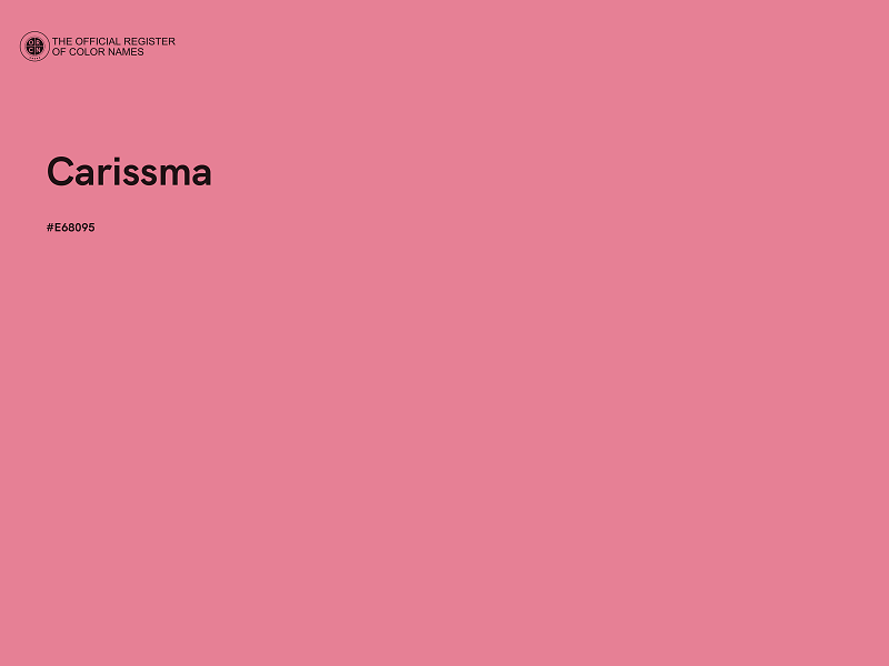 #E68095 - Carissma color image