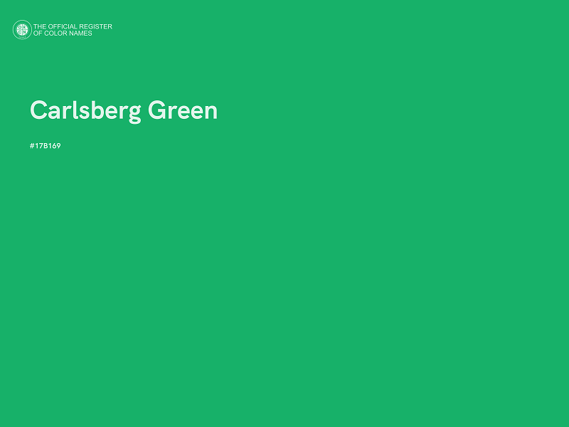 #17B169 - Carlsberg Green color image