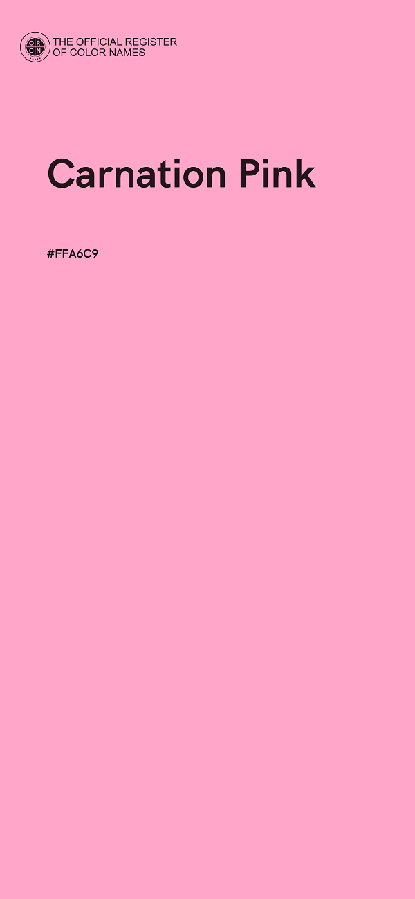 #FFA6C9 - Carnation Pink color image