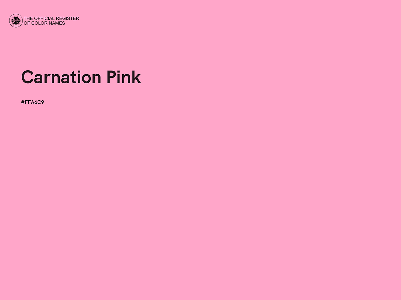 #FFA6C9 - Carnation Pink color image