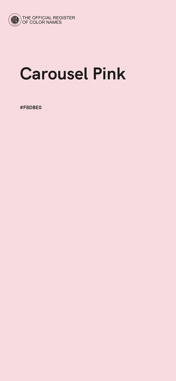 #F8DBE0 - Carousel Pink color image