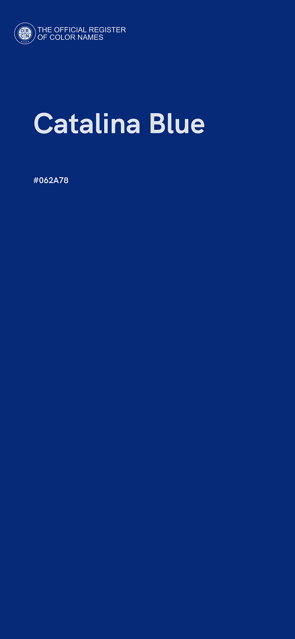 #062A78 - Catalina Blue color image