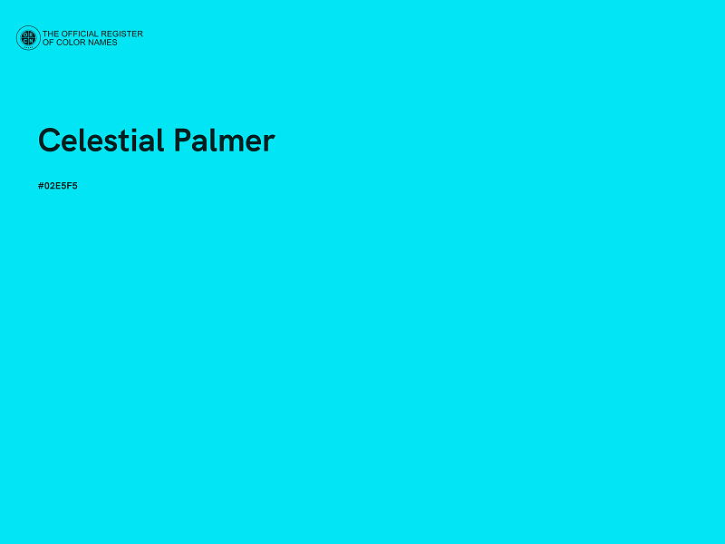 #02E5F5 - Celestial Palmer color image
