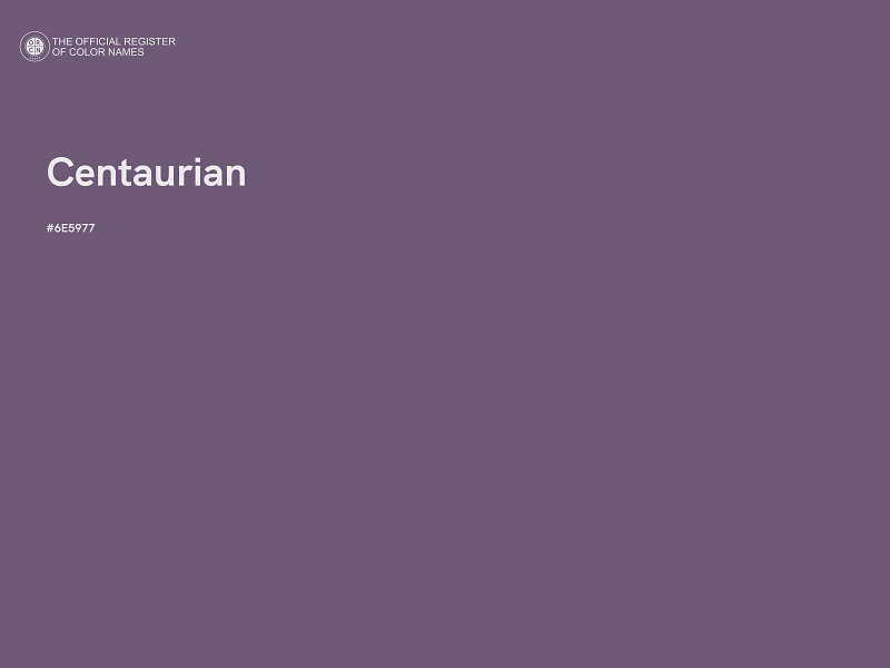 #6E5977 - Centaurian color image