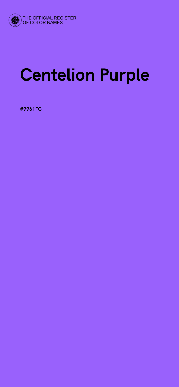 #9961FC - Centelion Purple color image
