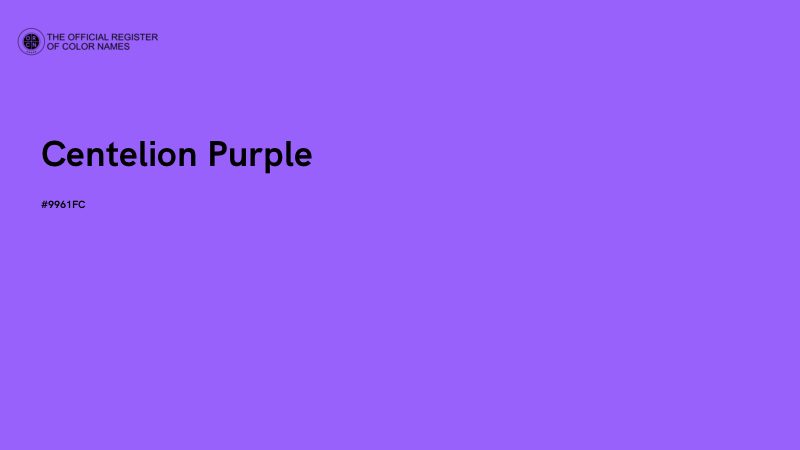 #9961FC - Centelion Purple color image