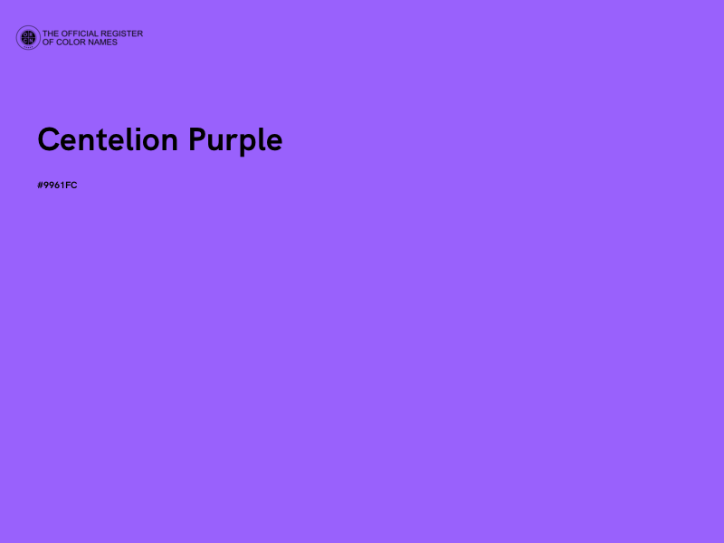 #9961FC - Centelion Purple color image