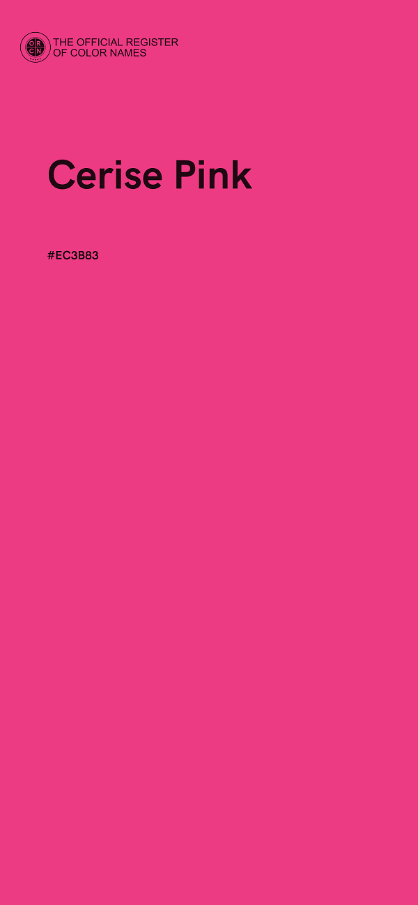 #EC3B83 - Cerise Pink color image