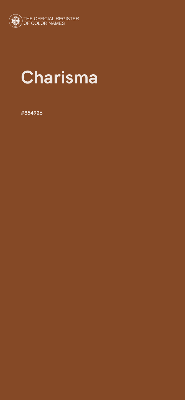 #854926 - Charisma color image