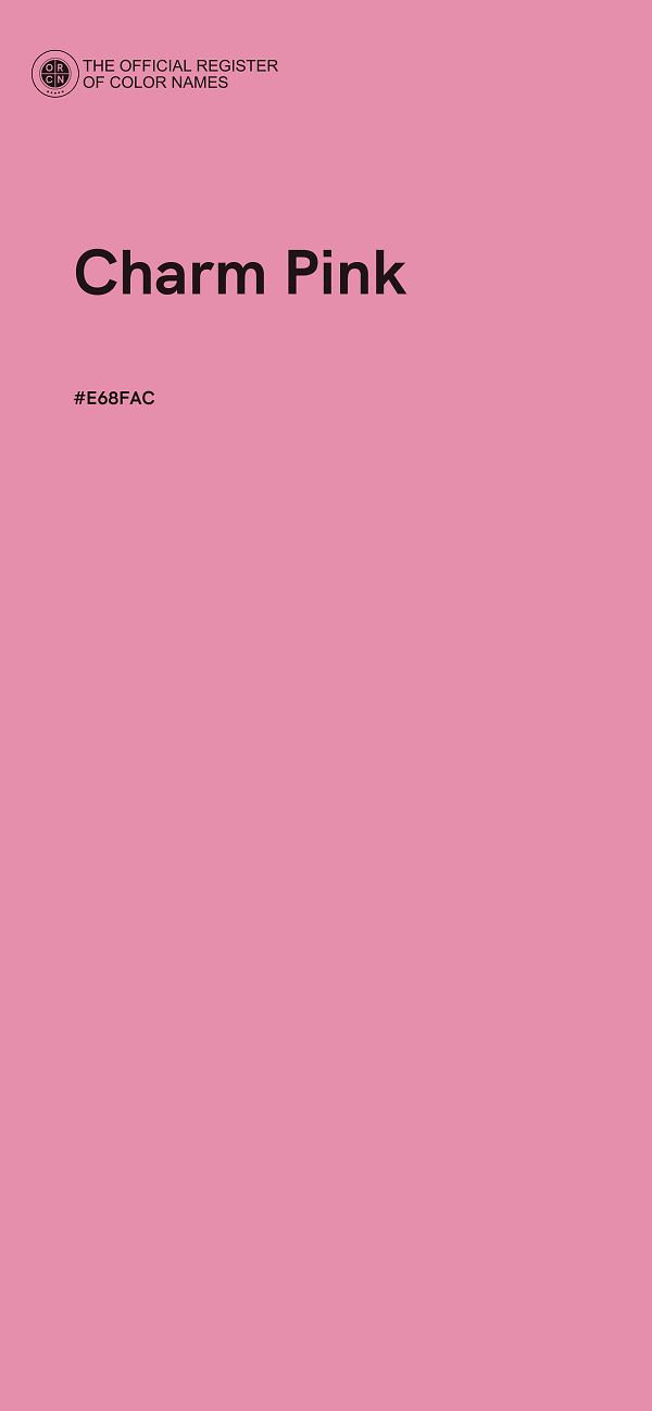 #E68FAC - Charm Pink color image