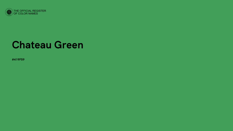 #419F59 - Chateau Green color image