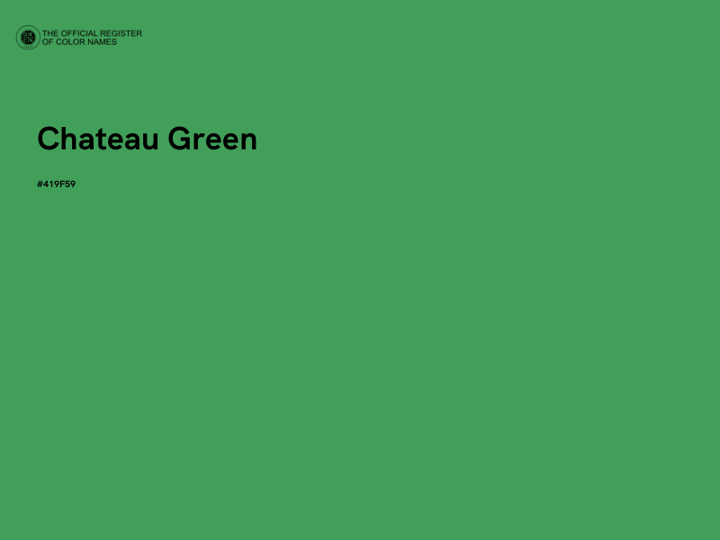 #419F59 - Chateau Green color image