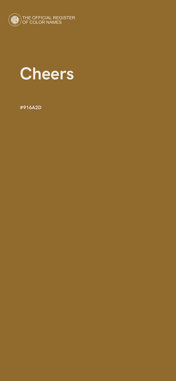 #916A2D - Cheers color image