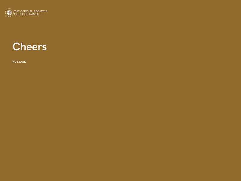 #916A2D - Cheers color image