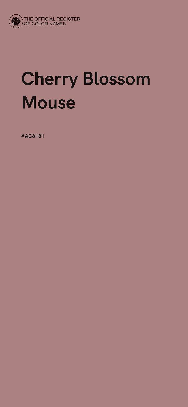 #AC8181 - Cherry Blossom Mouse color image