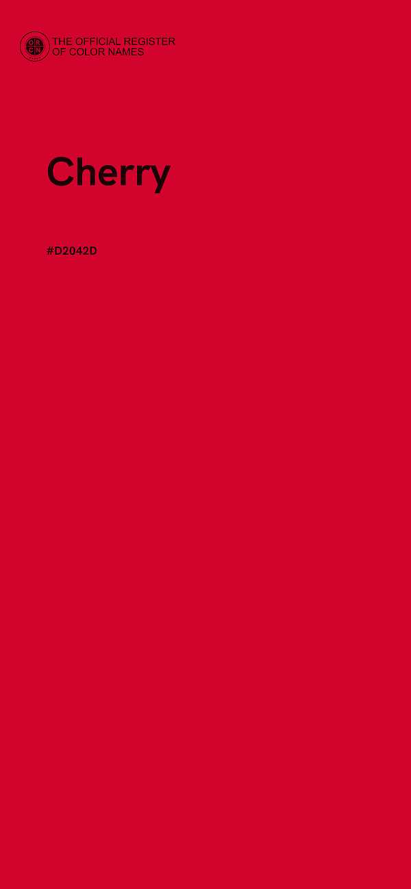 #D2042D - Cherry color image