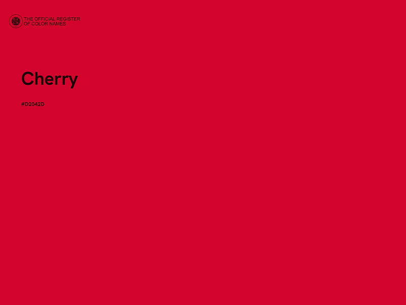 #D2042D - Cherry color image