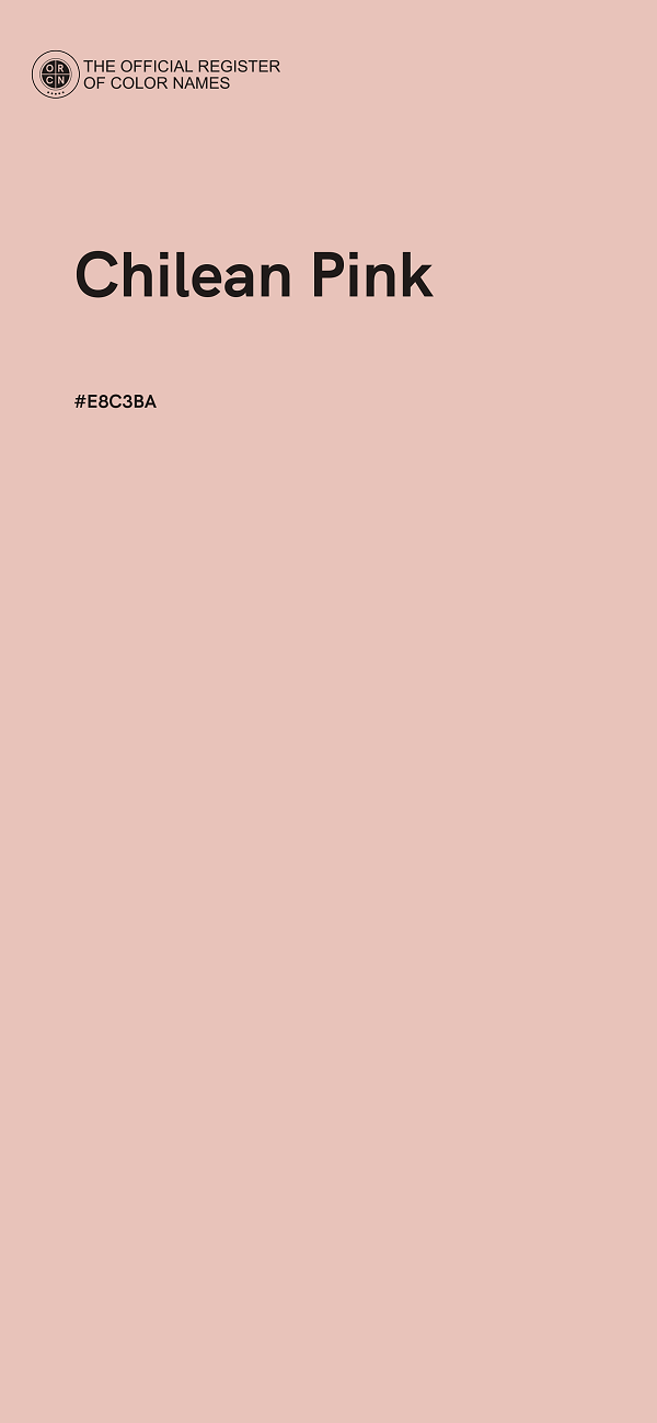 #E8C3BA - Chilean Pink color image