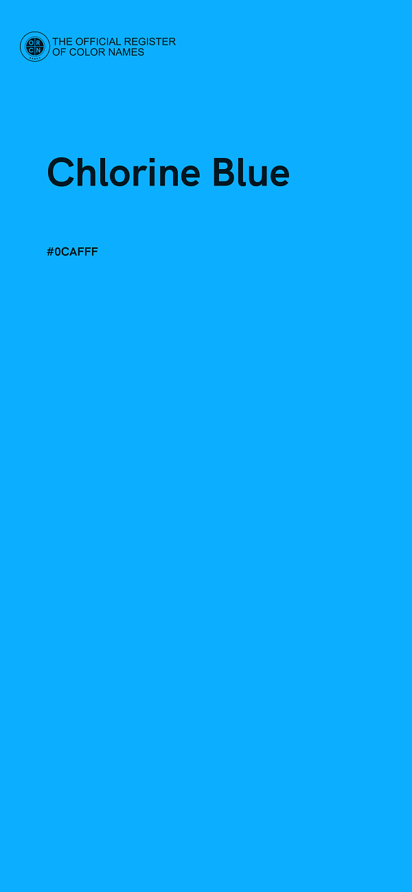 #0CAFFF - Chlorine Blue color image