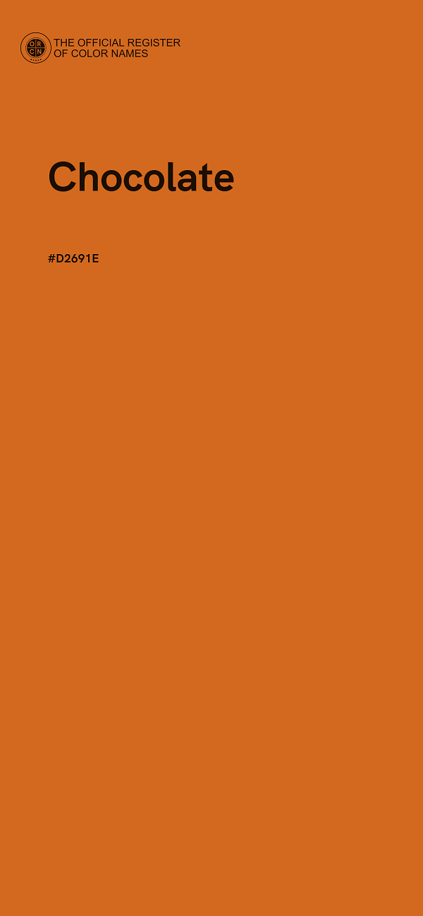 #D2691E - Chocolate color image
