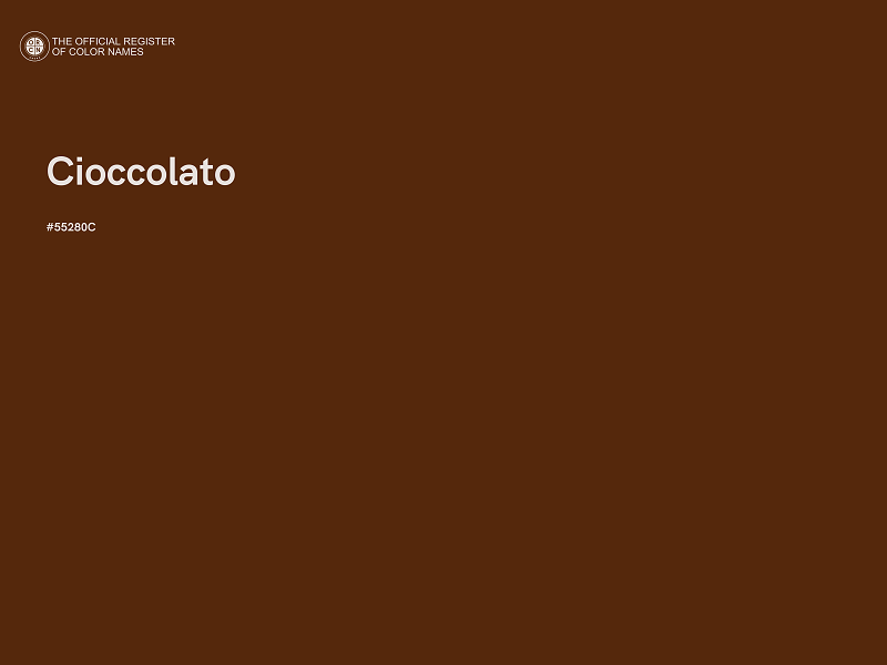 #55280C - Cioccolato color image