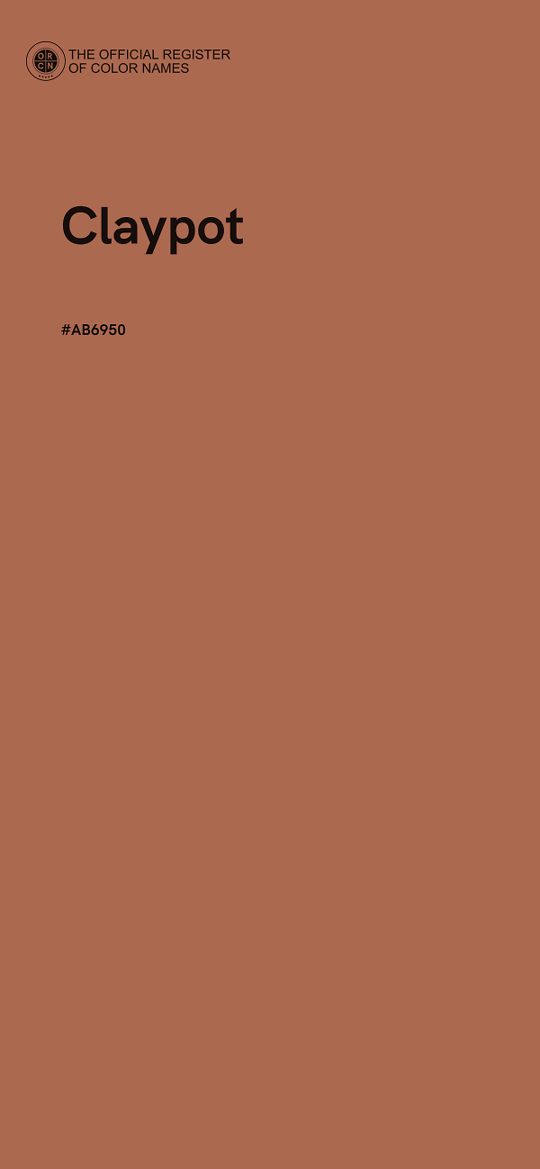 #AB6950 - Claypot color image