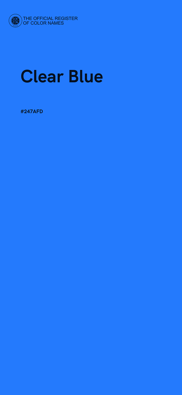 #247AFD - Clear Blue color image