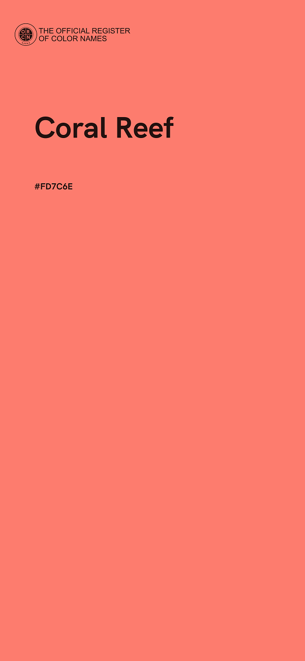 #FD7C6E - Coral Reef color image