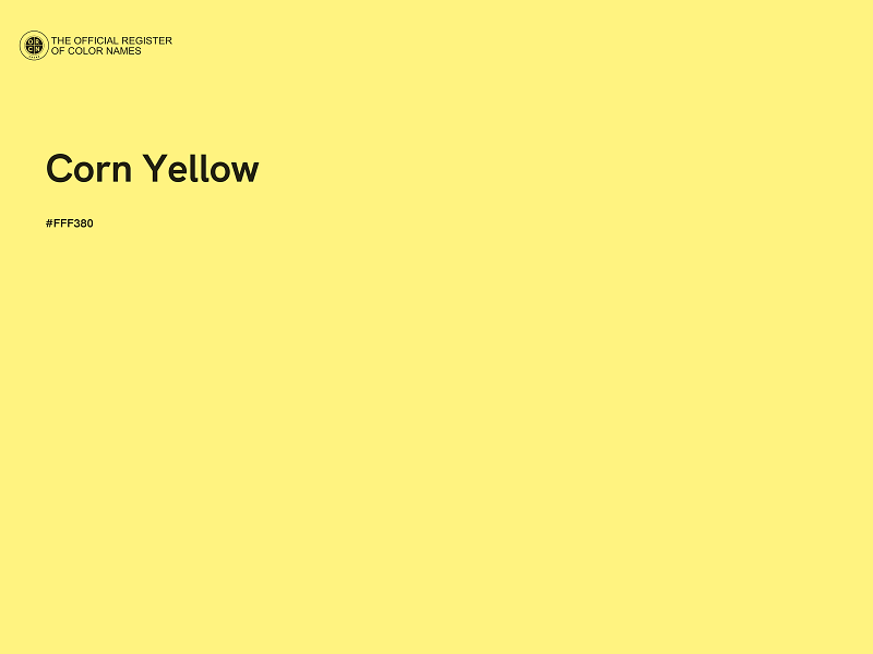 #FFF380 - Corn Yellow color image