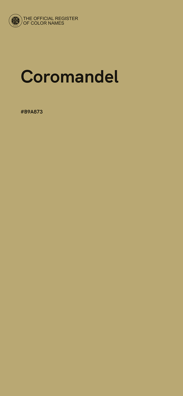 #B9A873 - Coromandel color image