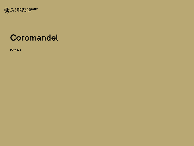 #B9A873 - Coromandel color image