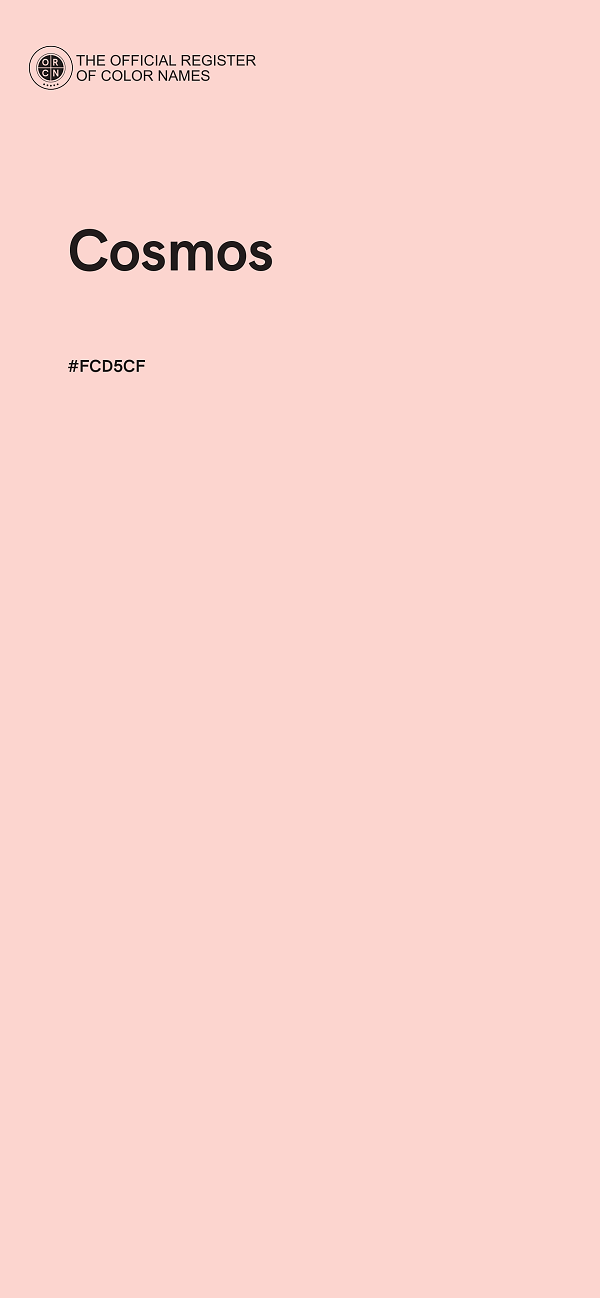 #FCD5CF - Cosmos color image