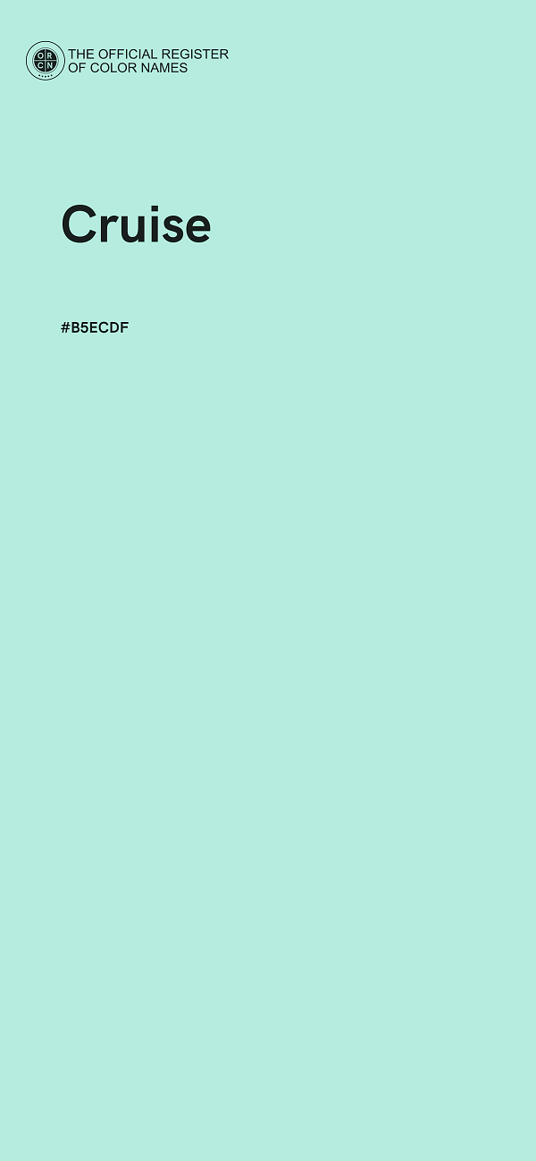 #B5ECDF - Cruise color image