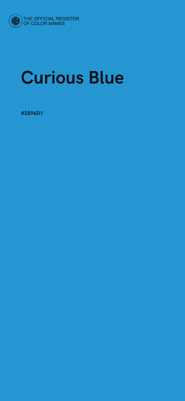 #2596D1 - Curious Blue color image