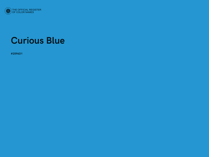 #2596D1 - Curious Blue color image