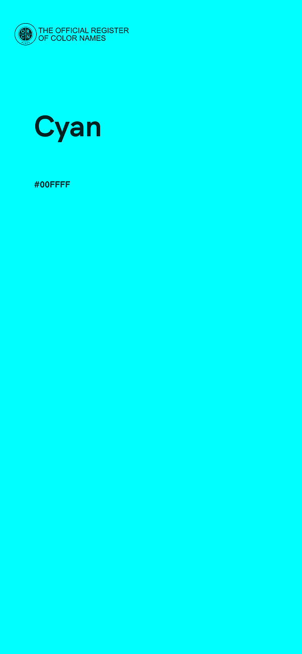 #00FFFF - Cyan color image