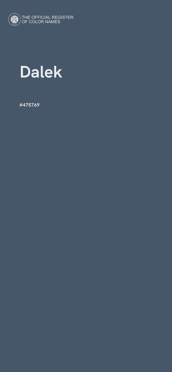 #475769 - Dalek color image