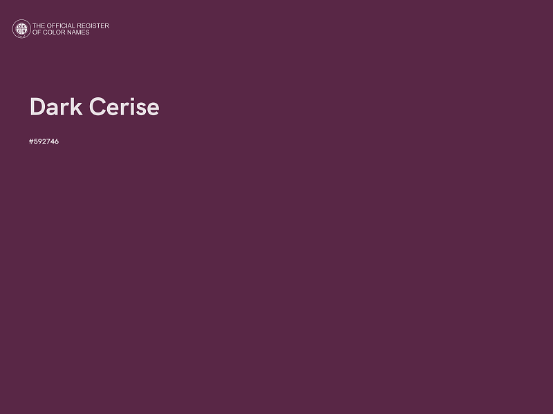 #592746 - Dark Cerise color image