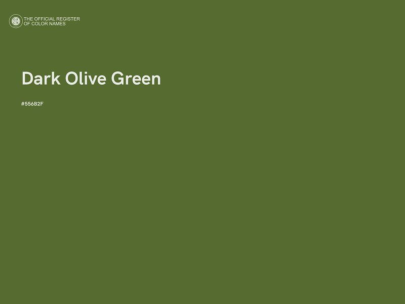 #556B2F - Dark Olive Green color image