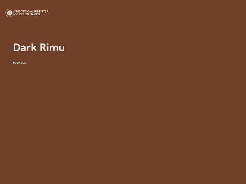 #704128 - Dark Rimu color image