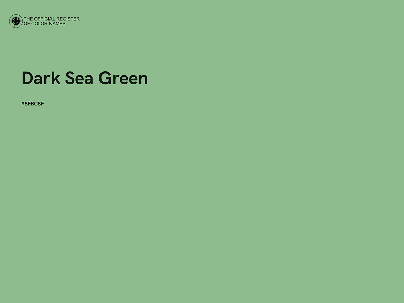 #8FBC8F - Dark Sea Green color image