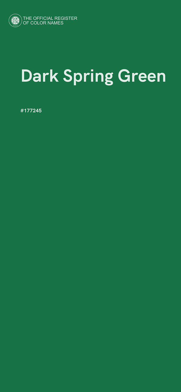 #177245 - Dark Spring Green color image